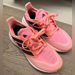 Adidas Women's Pink and Black Running Shoes
